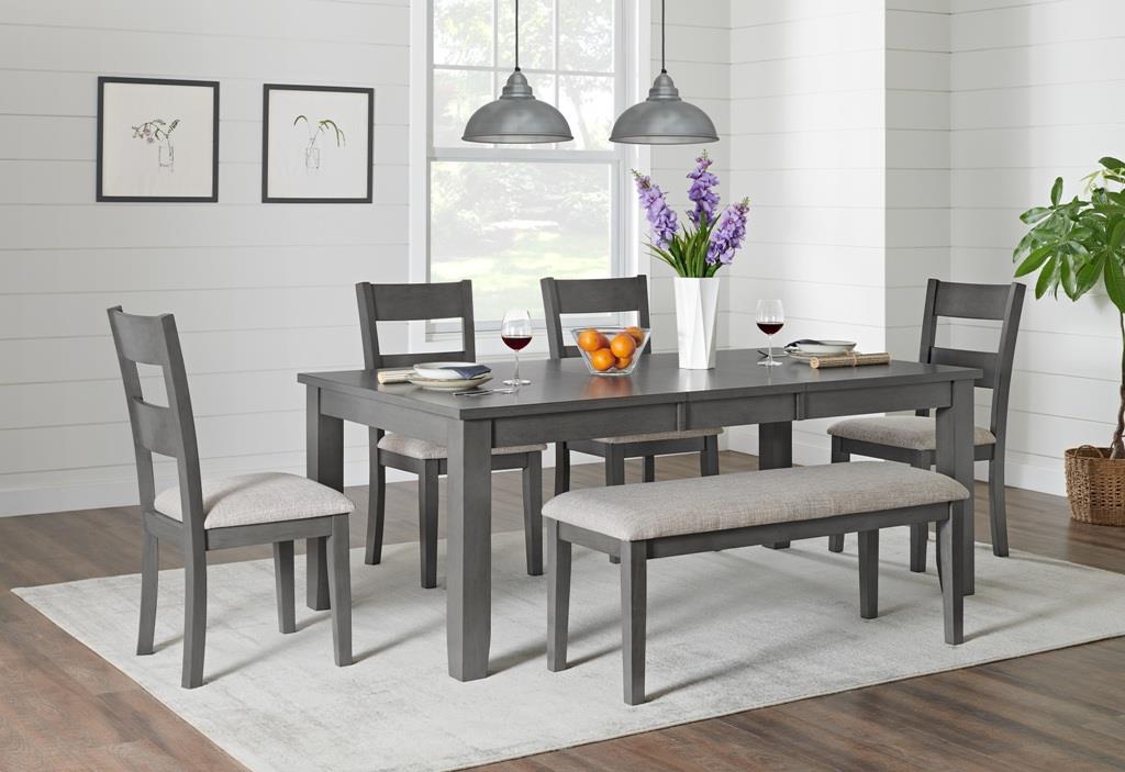 Arc 6-Pieces Indoor Dining Table Set