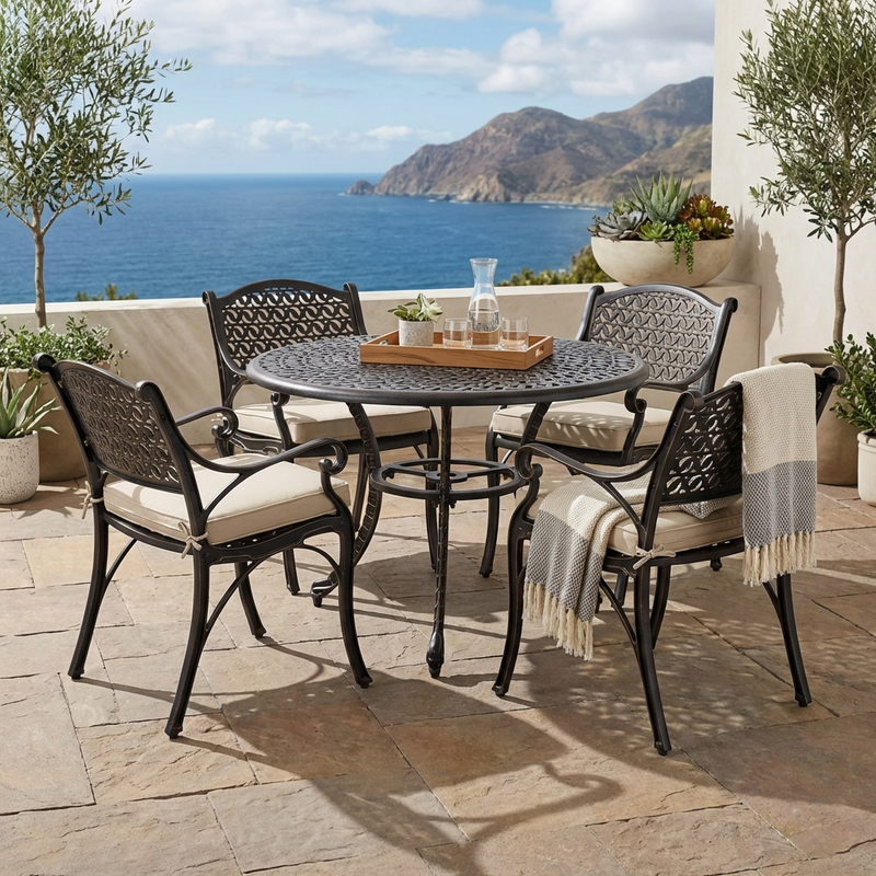 Harmon 5PC Outdoor Dining Set