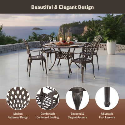 Arden 5-Piece Outdoor Dining Set for Patio
