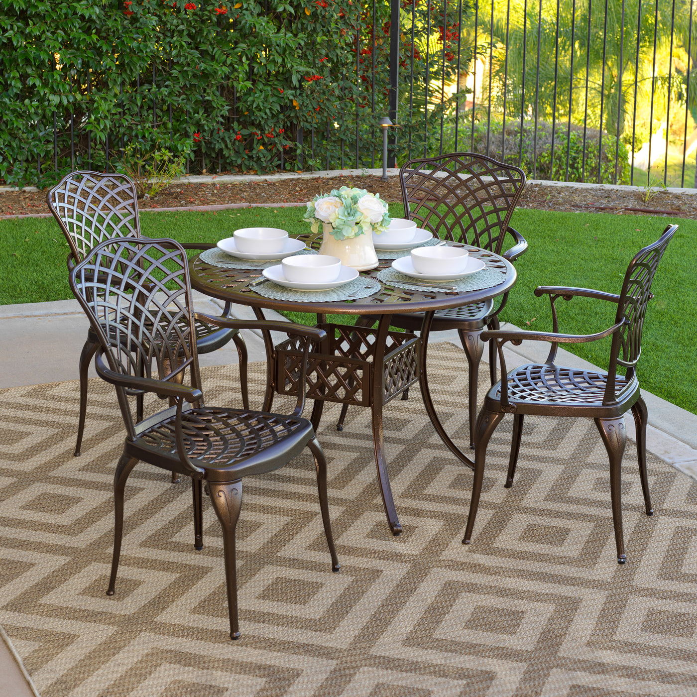 Arden 5-Piece Outdoor Dining Set for Patio