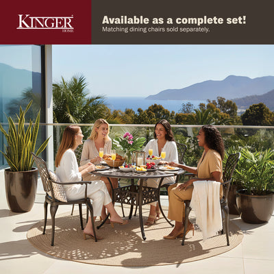 Arden 41" Round Outdoor Dining Table for Patio