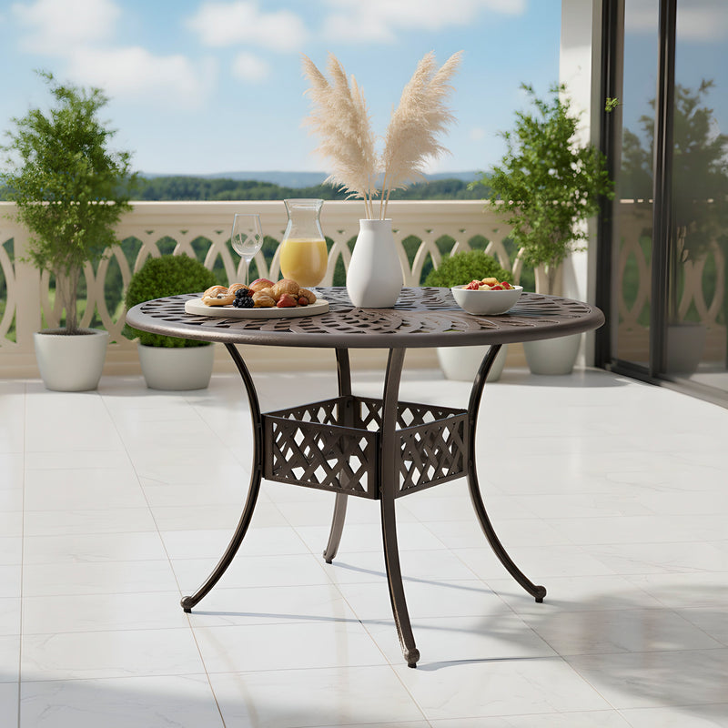 Arden 41" Round Outdoor Dining Table for Patio