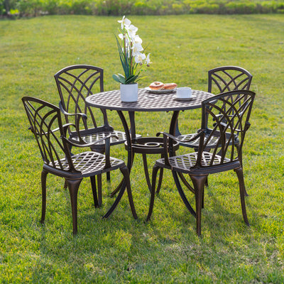 Lily 5-Piece Outdoor Dining Set for Patio