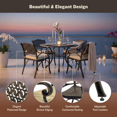 Harmon 5PC Outdoor Dining Set