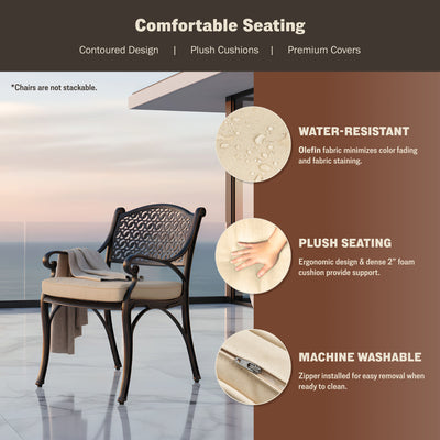 Harmon 5PC Outdoor Dining Set