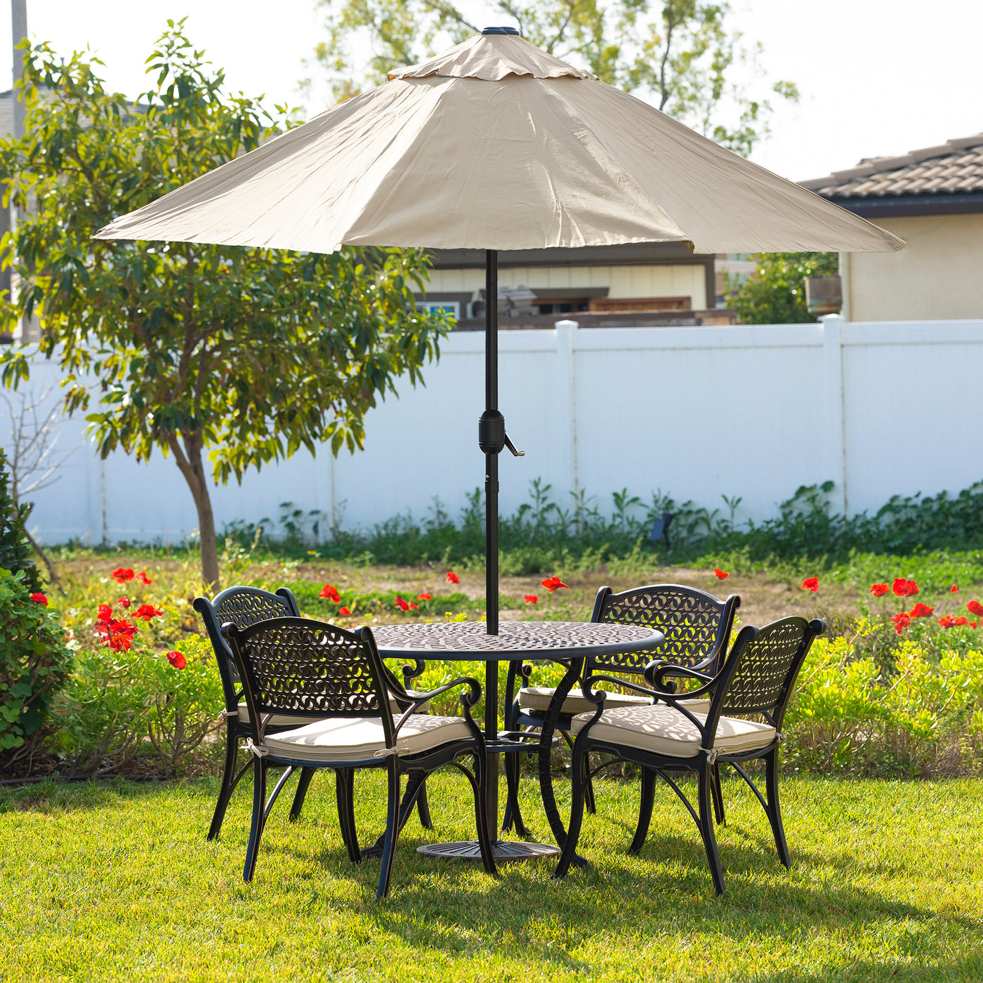 Harmon 5-Piece Outdoor Dining Set for Patio