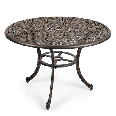 Harmon 41" Round Outdoor Dining Table for Patio