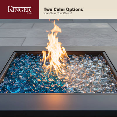 Fire Glass Beads, 10 LBS, 2 Color Options