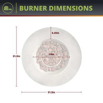 Loren 5-Piece Outdoor Fire Pit Set for Patio