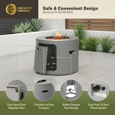 Loren 4-Piece Fire Pit Set