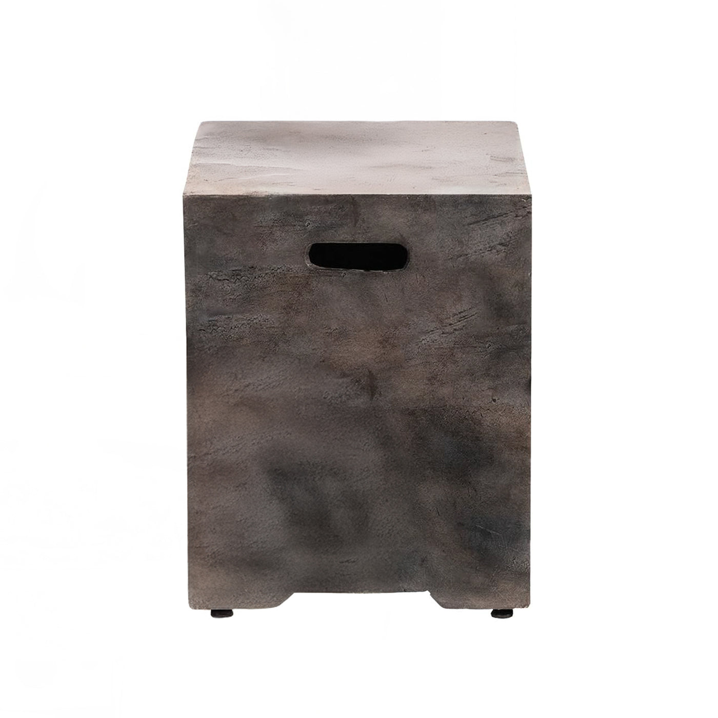 Stonebridge Concrete Side Table with Propane Tank Storage