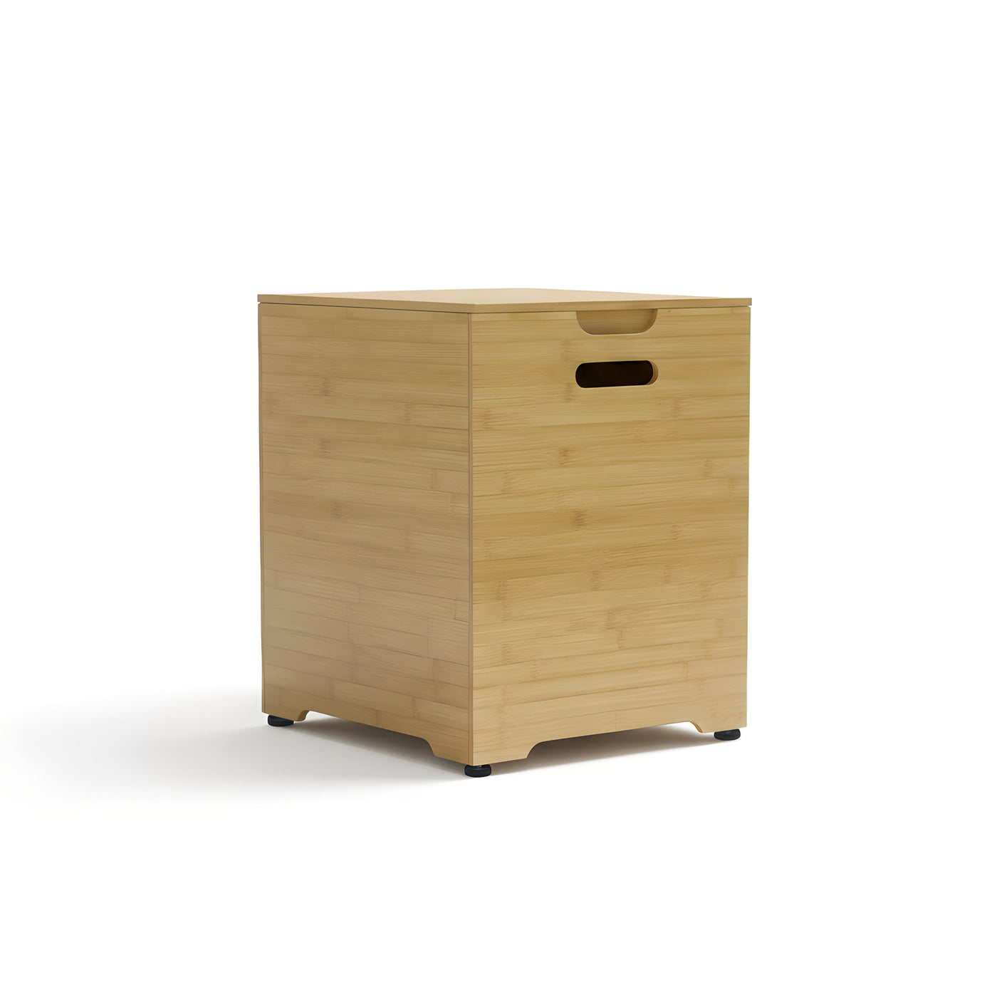 Harmony Bamboo Side Table with Propane Tank Storage