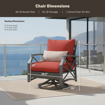 Novi 5-Piece Outdoor Fire Pit Table Set for Patio