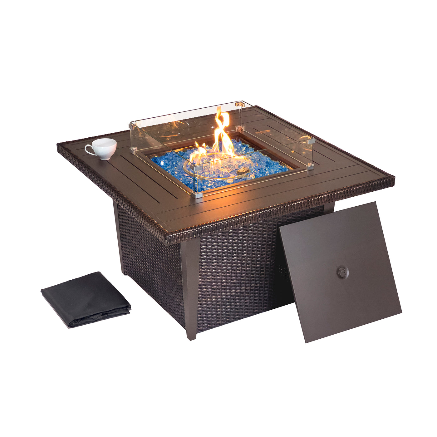Ethan 42" Outdoor Fire Pit Table for Patio