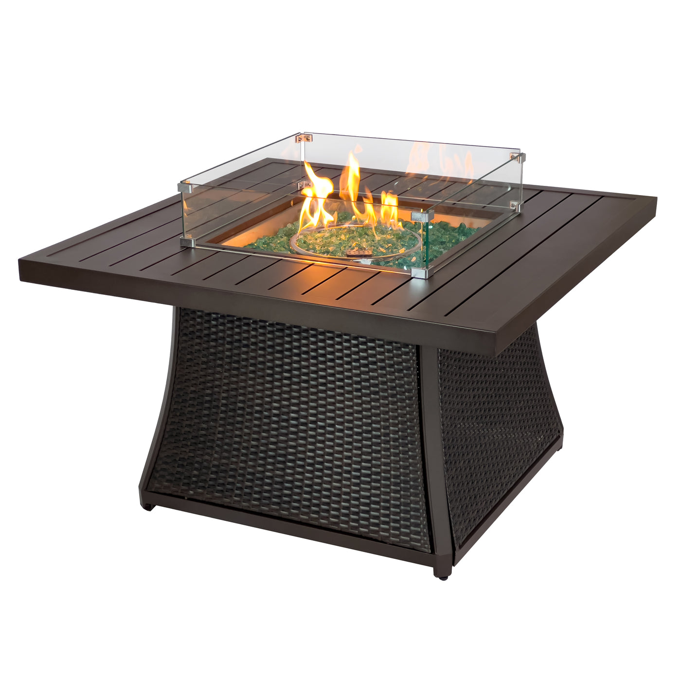 Uri 42" Outdoor Fire Pit Table for Patio