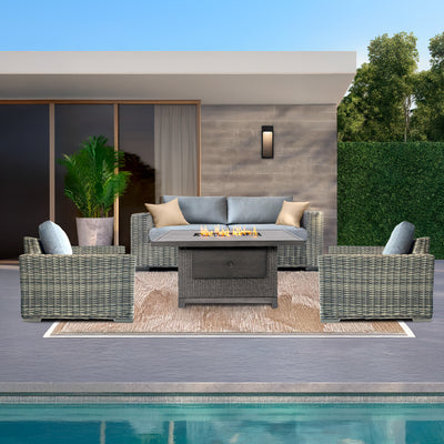 Novi 4-Piece Outdoor Fire Pit Set