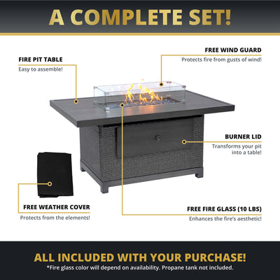 Novi 4-Piece Outdoor Fire Pit Set