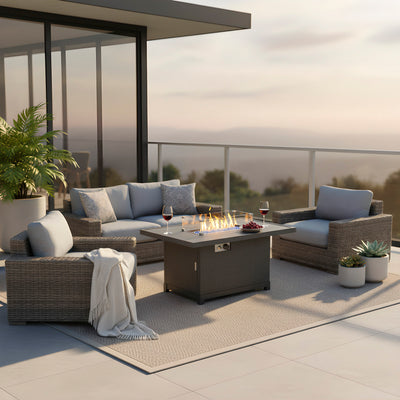 Novi 4-Piece Fire Pit Set