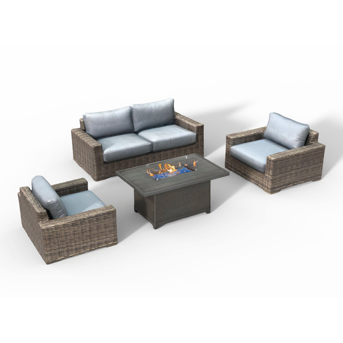 Novi 4-Piece Fire Pit Set