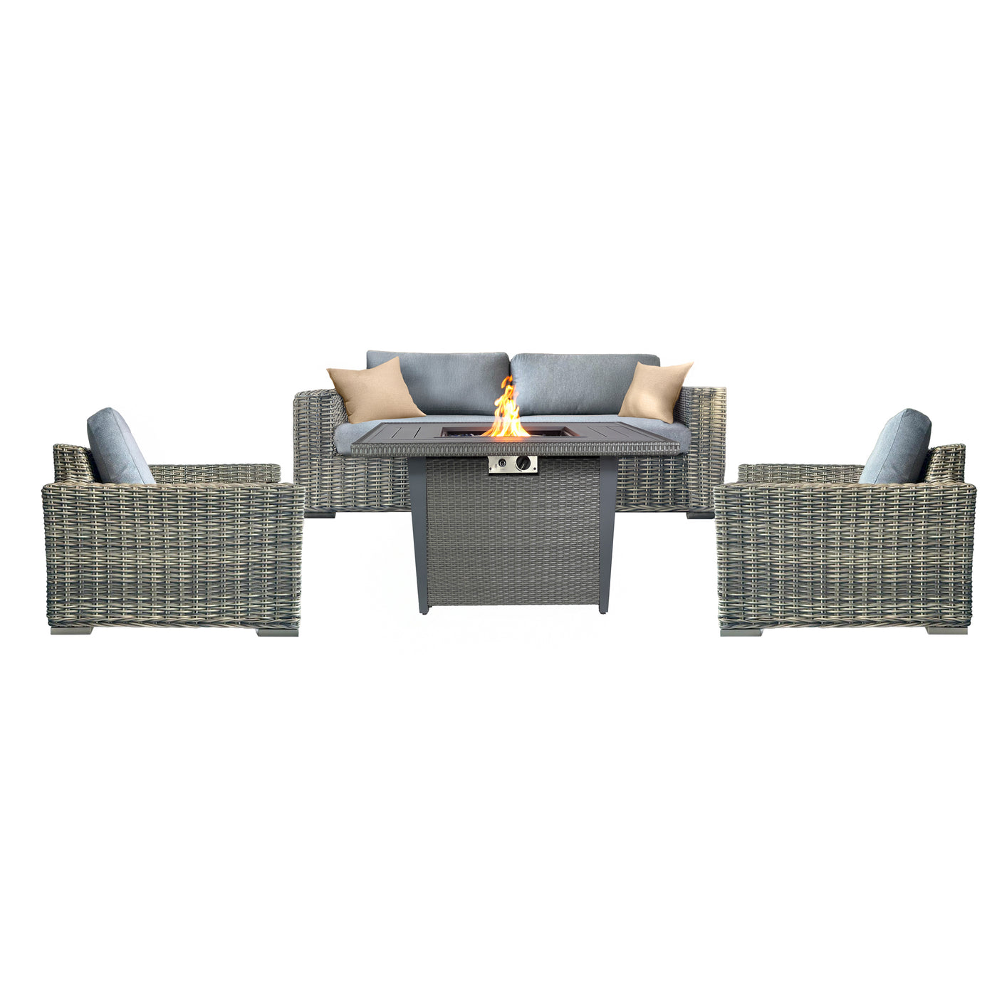 Ethan 4-Piece Outdoor Fire Pit Set