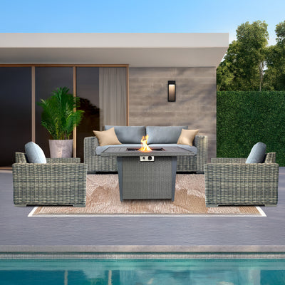 Ethan 4-Piece Outdoor Fire Pit Set