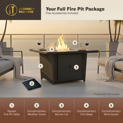Ethan 4-Piece Fire Pit Set
