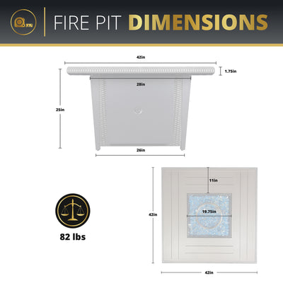 Ethan 4-Piece Outdoor Fire Pit Set