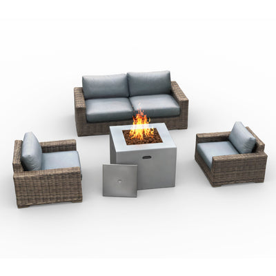 Kai 4-Piece Fire Pit Set