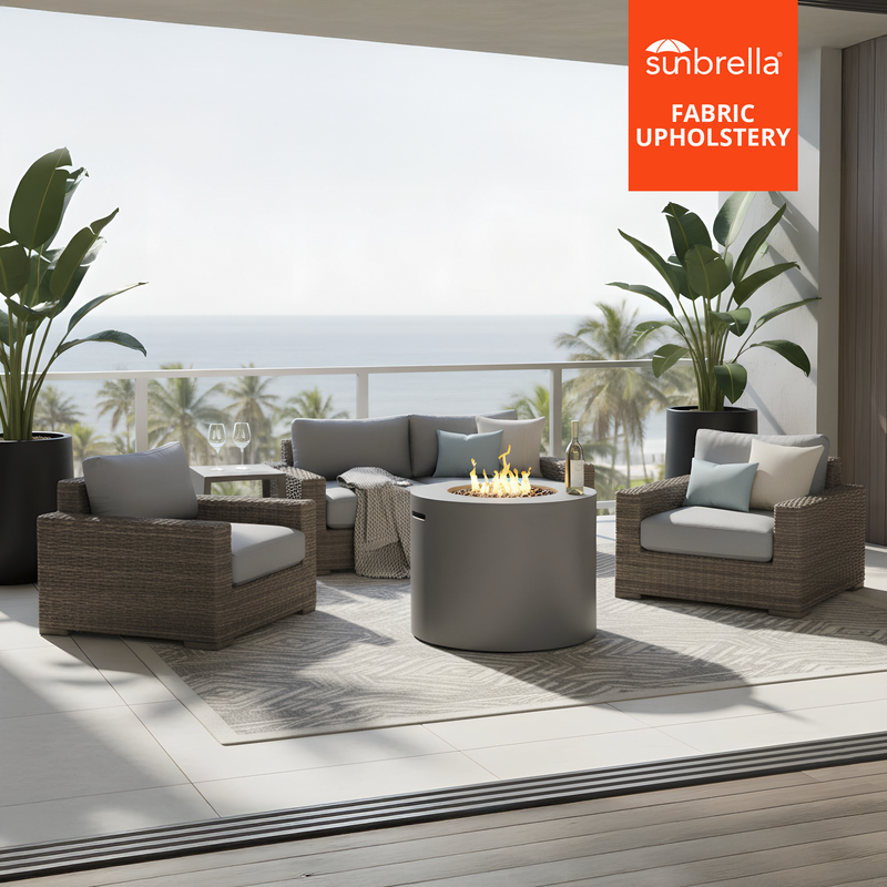 Loren 4-Piece Fire Pit Set