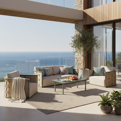 Komodo 4-Piece Deep Seating Patio Set