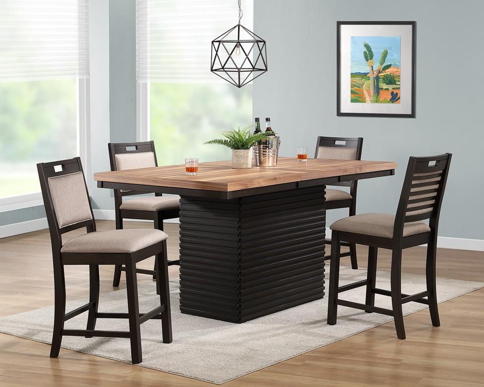 Dallas 5-Pieces Counter Height Dining Table Set