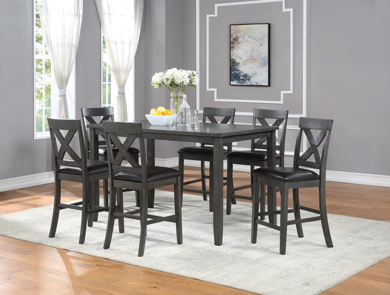 Monterey Counter Height 7-Pieces Indoor Dining Set