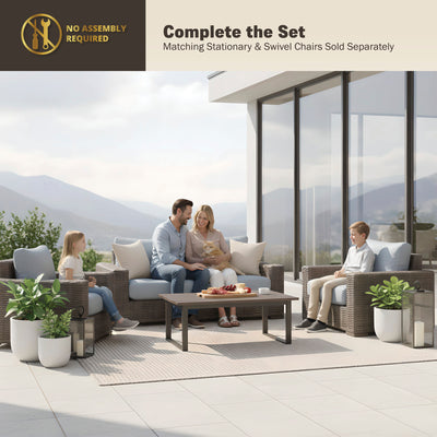 Larry Deep Seating Loveseat