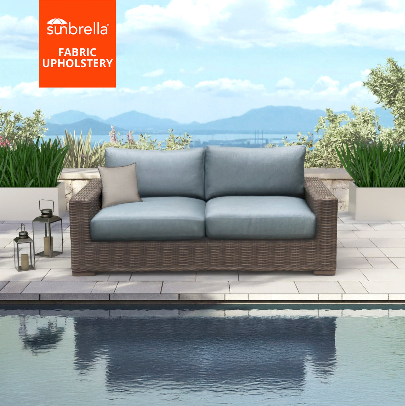 Larry Deep Seating Loveseat