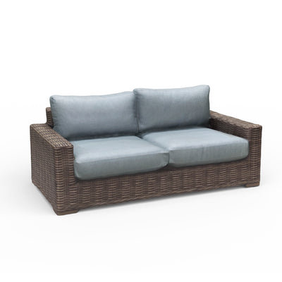 Larry Rattan Wicker Deep Seating Large Loveseat