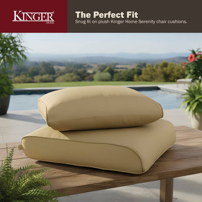 Serenity Seat Cushion Covers, Multiple Colors