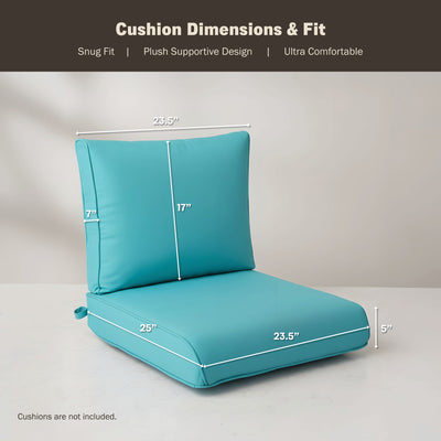 Serenity Seat Cushion Covers, Multiple Colors
