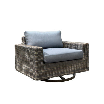 Larry Deep Seating Swivel Rocking Chair