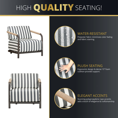 Abo 4-Piece Deep Seating Patio Set