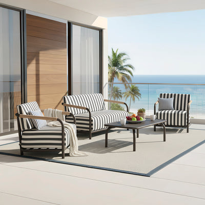 Abo 4-Piece Deep Seating Patio Set