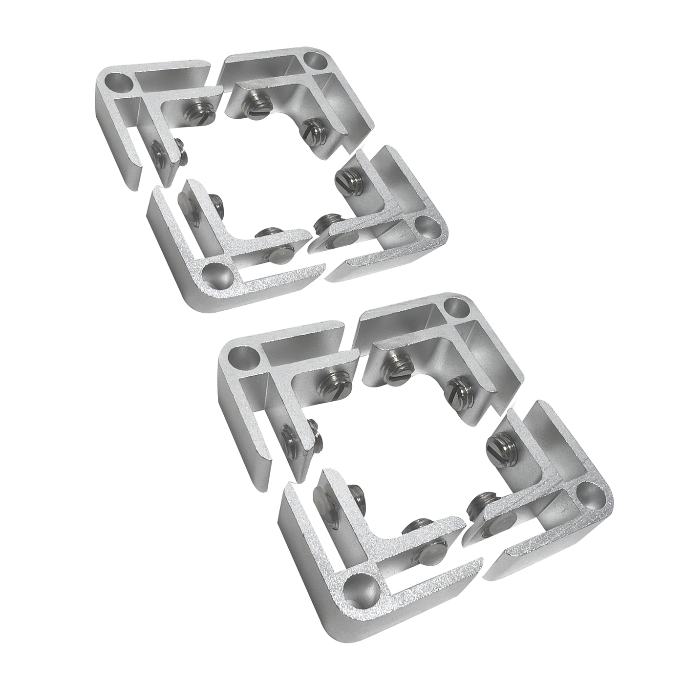 8PC STAINLESS STEEL WIND GUARD CLAMPS