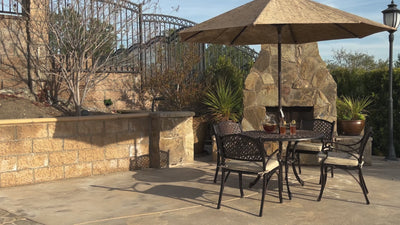 Harmon 5-Piece Outdoor Dining Set for Patio