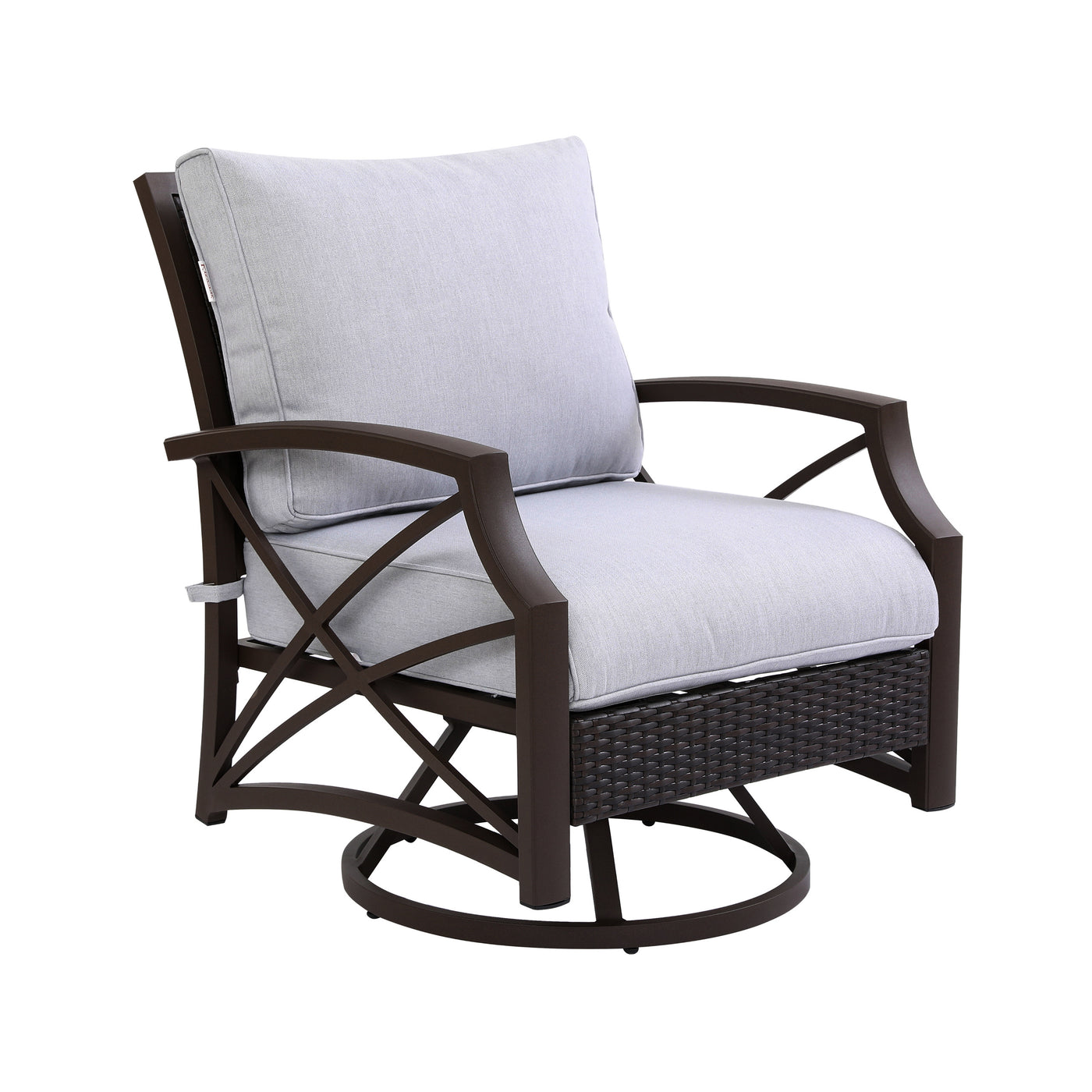 Serenity Rattan Wicker Swivel Chair