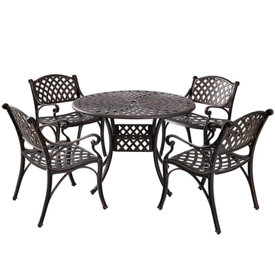 Aiden 5-Piece Outdoor Dining Set for Patio